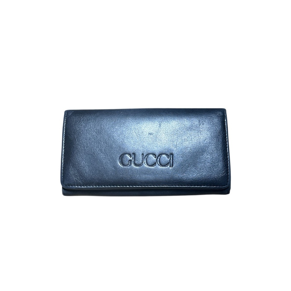 Vintage Gucci Black Leather Wallet